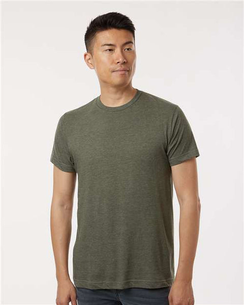 Fine Jersey T-Shirt - Heather Military Green