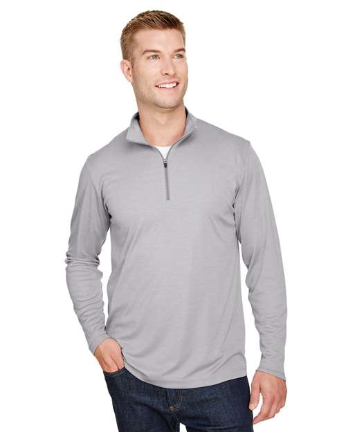 Men's Zone Sonic Heather Performance Quarter-Zip Pullover
