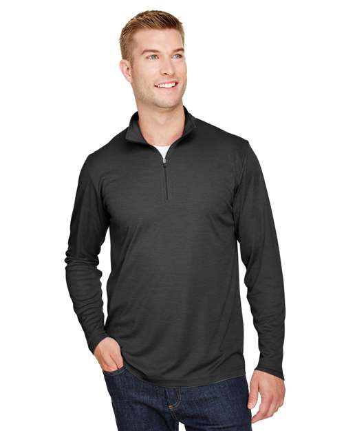 Men's Zone Sonic Heather Performance Quarter-Zip Pullover
