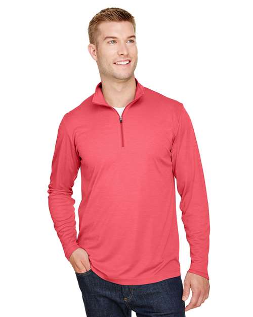 Men's Zone Sonic Heather Performance Quarter-Zip Pullover