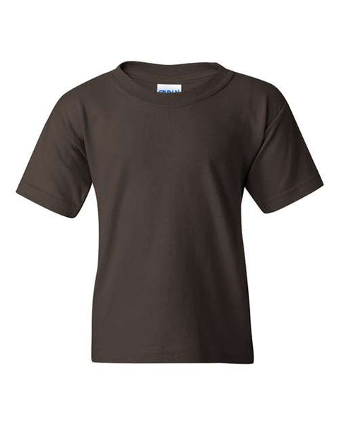 Heavy Cotton™ Youth T-Shirt - Dark Chocolate