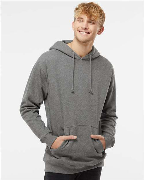 Heavyweight Hooded Sweatshirt - Gunmetal Heather