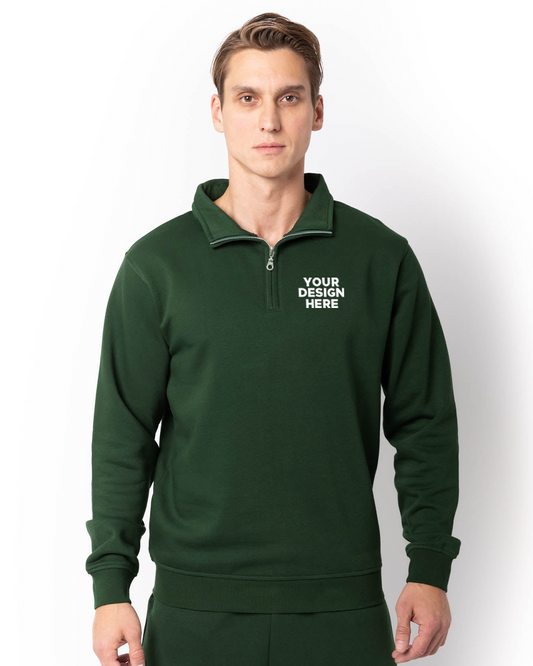 HERO-4020 Unisex Quarter Zip Sweatshirt
