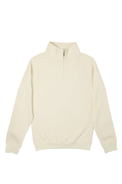 HERO-4020 Youth Quarter Zip Sweatshirt - Ivory