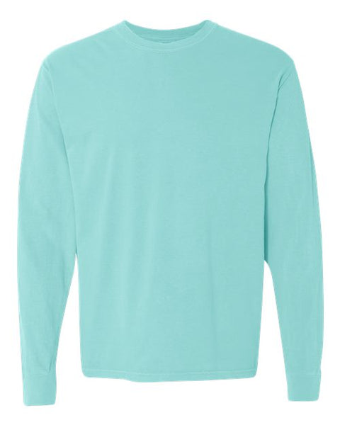 Garment-Dyed Heavyweight Long Sleeve T-Shirt - Chalky Mint