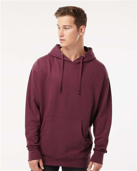 Midweight Hooded Sweatshirt - Maroon