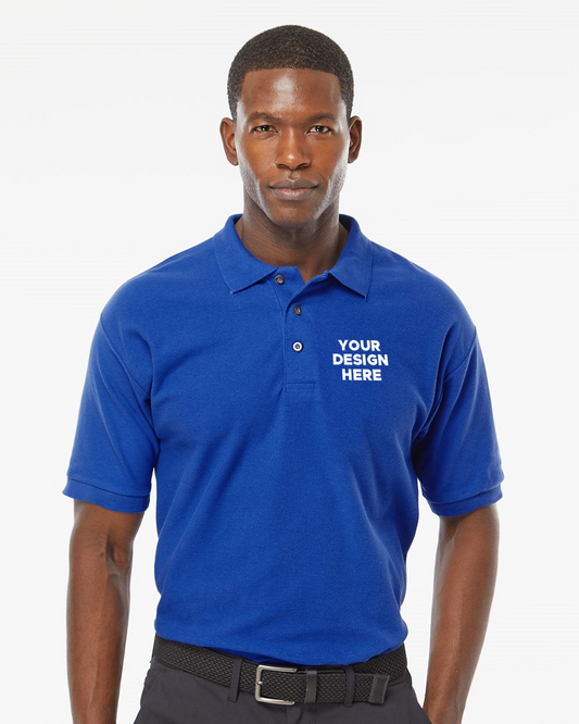 Polo piqué filé à l'anneau