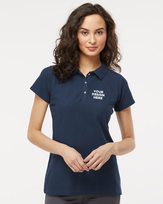 Polo doux au toucher pour femme