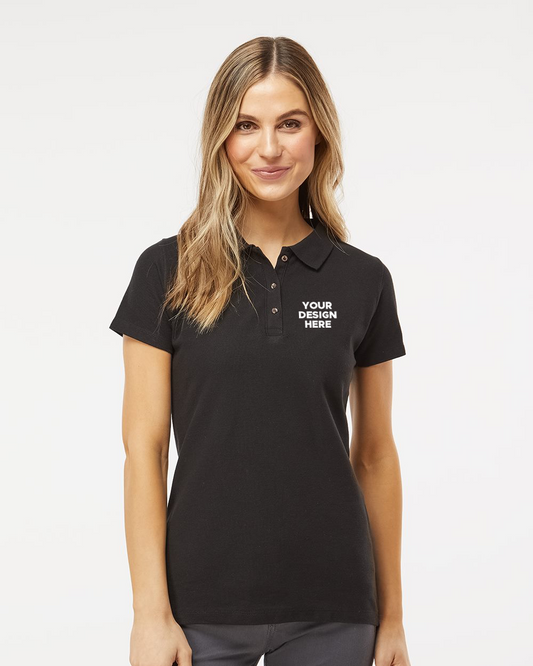 Polo piqué Ringspun pour femme