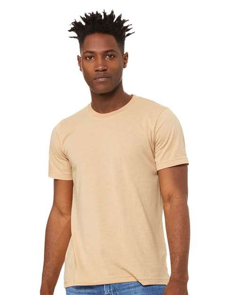 CVC Jersey Tee - Heather Sand Dune