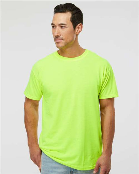 Gold Soft Touch T-Shirt - Safety Green