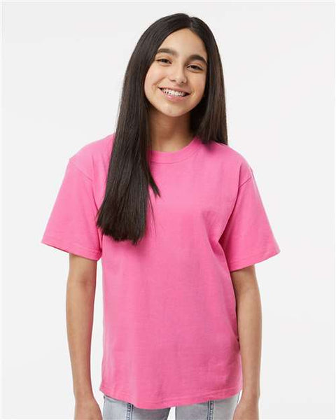 Youth Gold Soft Touch T-Shirt - Azalea