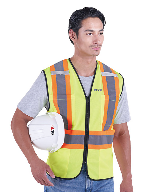 Scout - Adult Tricot Hi-Vis Zipper Front Vest