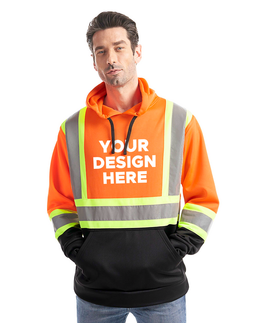 Long Haul - Hi-Vis Pullover Hooded Sweatshirt