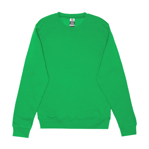 HERO-1020 Unisex Blank Crewneck Sweatshirt - Kelly Green