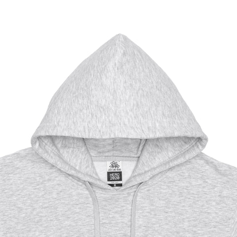 HERO-2020 Unisex Blank Hoodie - Ash Heather