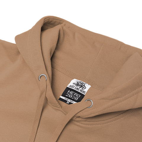 HERO-2020 Unisex Blank Hoodie - Clay