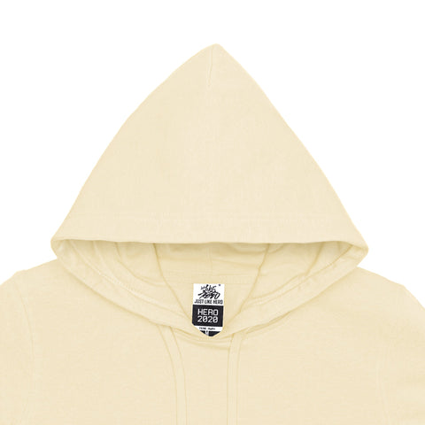 HERO-2020 Unisex Blank Hoodie - Ivory