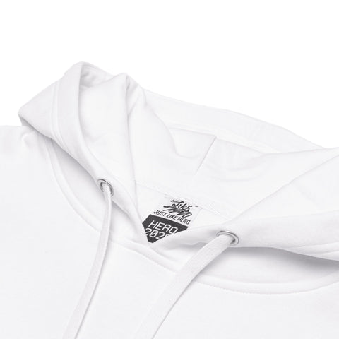 HERO-2020 Unisex Blank Hoodie - White