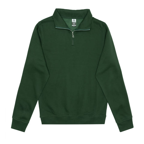 HERO-4020 Unisex Quarter Zip Sweatshirt - Forest Green