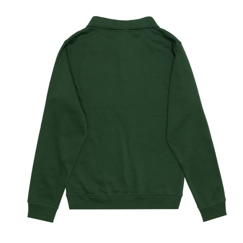HERO-4020 Unisex Quarter Zip Sweatshirt - Forest Green