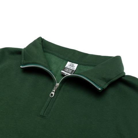 HERO-4020 Unisex Quarter Zip Sweatshirt - Forest Green