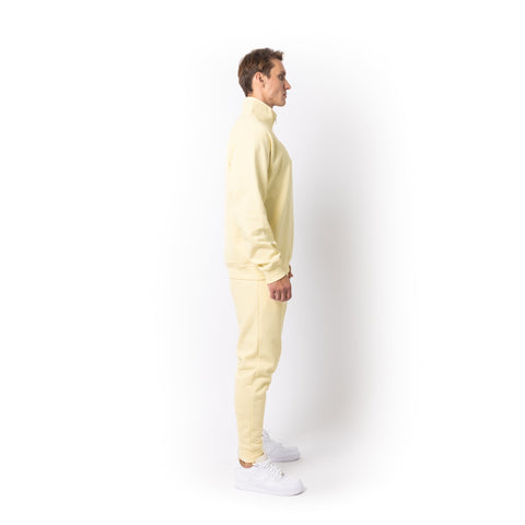 HERO-4020 Unisex Quarter Zip Sweatshirt - Ivory
