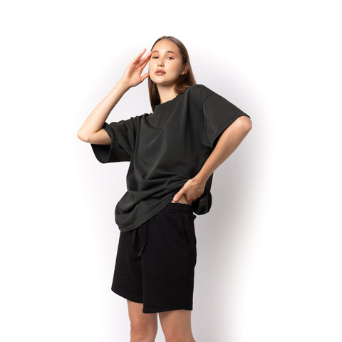 HERO-300 Unisex Super Heavy Oversized Tee - Acid Black