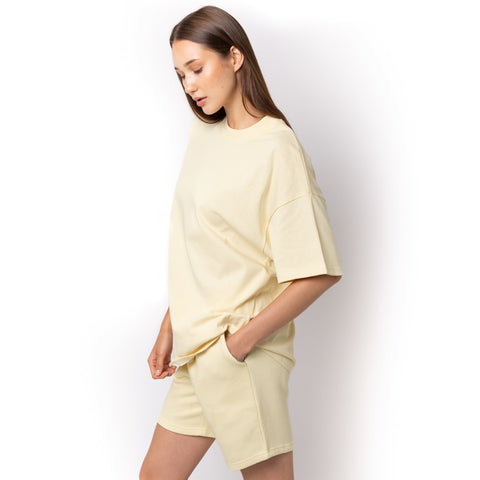 HERO-300 Unisex Super Heavy Oversized Tee - Ivory