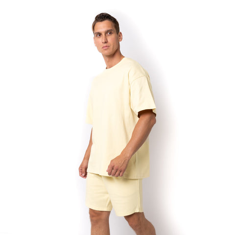 HERO-300 Unisex Super Heavy Oversized Tee - Ivory