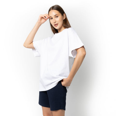 HERO-300 Unisex Super Heavy Oversized Tee - White