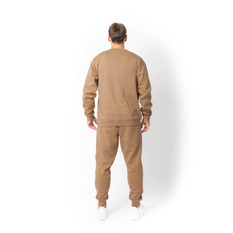 HERO-1020 Unisex Blank Crewneck Sweatshirt - Clay
