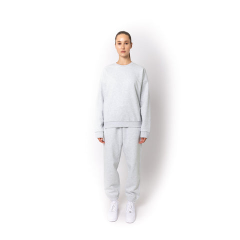 HERO-1050 MAX Unisex Blank Crewneck Sweatshirt - Ash Heather