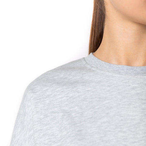 HERO-1050 MAX Unisex Blank Crewneck Sweatshirt - Ash Heather