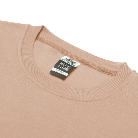 HERO-1020 Unisex Blank Crewneck Sweatshirt - Dusty Rose