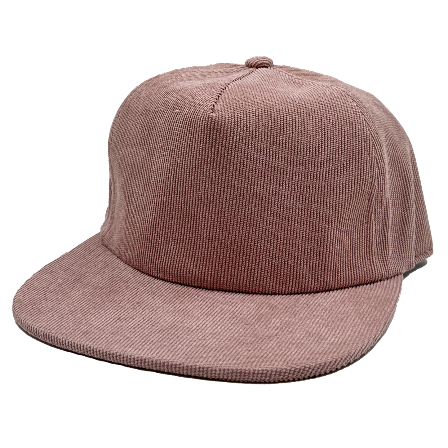 GNV-10195P - Casquette plate en velours côtelé à 5 panneaux
