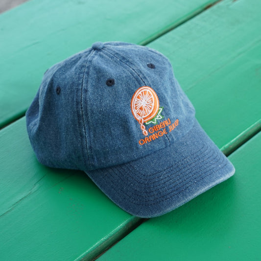 Gibeau Orange Julep Drip Denim Cap