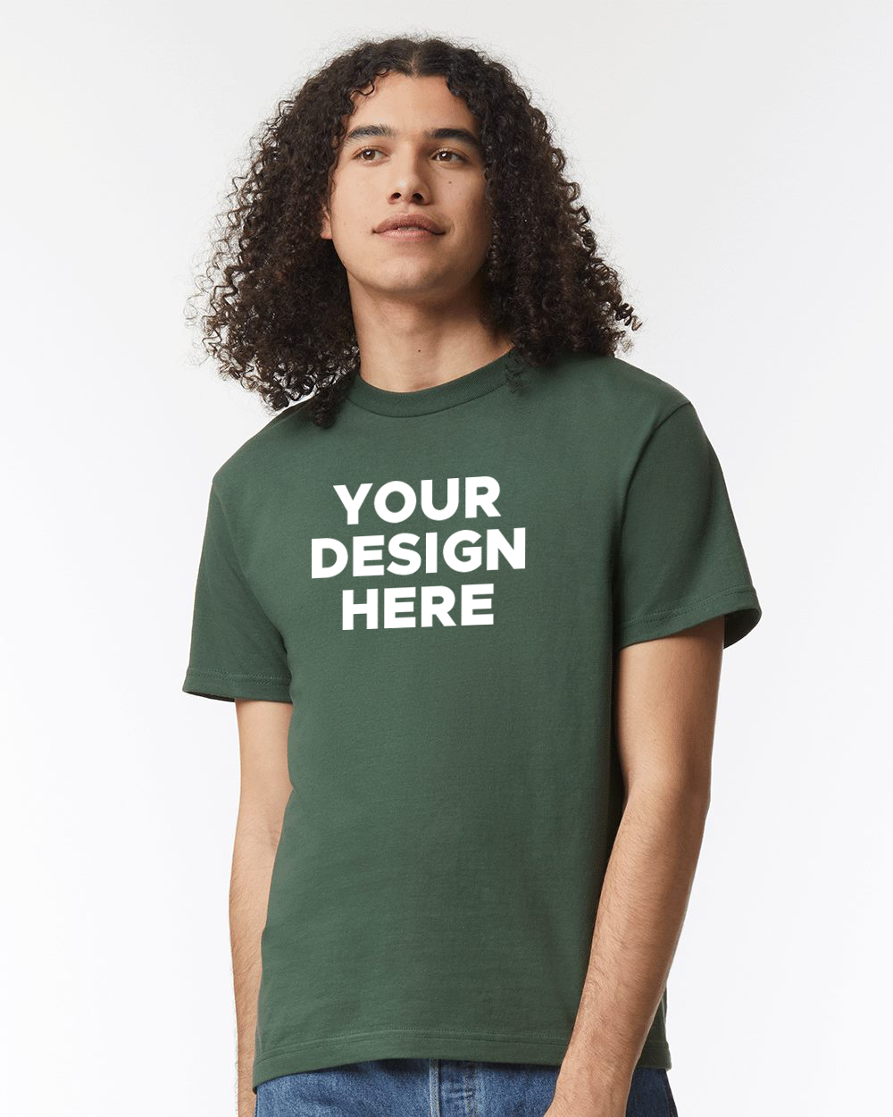 T-shirt unisexe en coton épais