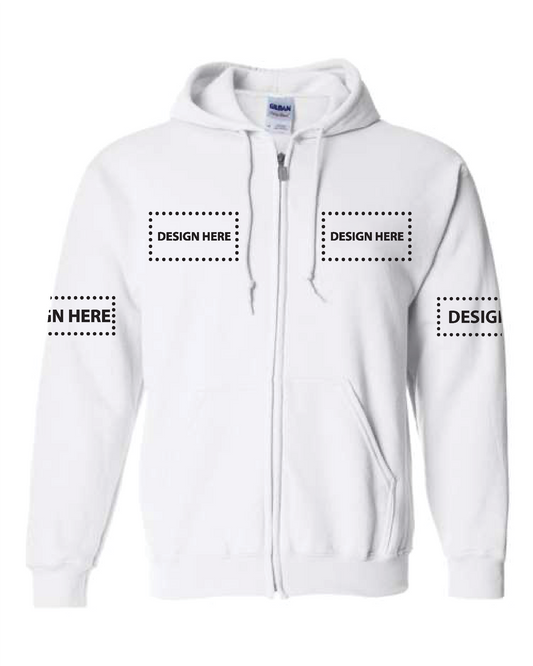 McGill Unisex Heavy Blend™ Full-Zip Hooded Sweatshirt