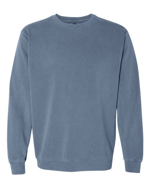 Sweat-shirt unisexe teint en pièce