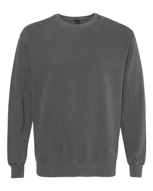 Sweat-shirt unisexe teint en pièce