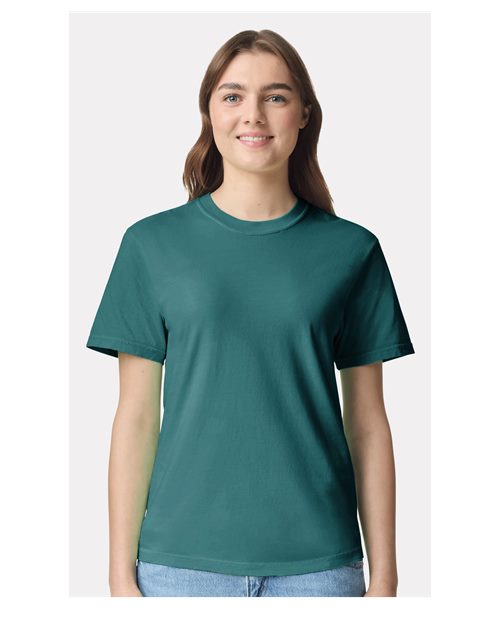 T-shirt épais teint en pièce
