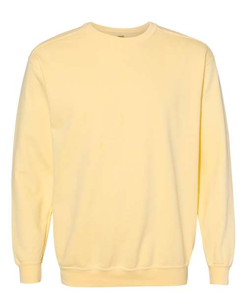 Sweat-shirt unisexe teint en pièce