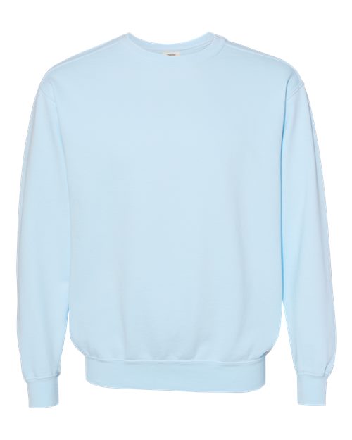 Sweat-shirt unisexe teint en pièce
