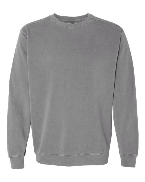 Sweat-shirt unisexe teint en pièce