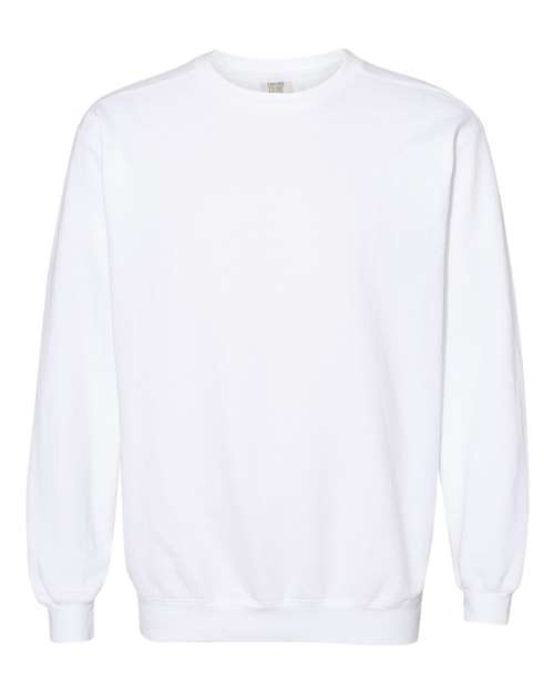 Sweat-shirt unisexe teint en pièce