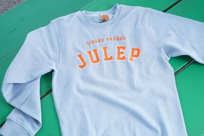 Gibeau Orange Julep Embroidered Crewneck