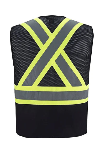 Scout - Adult Tricot Hi-Vis Zipper Front Vest