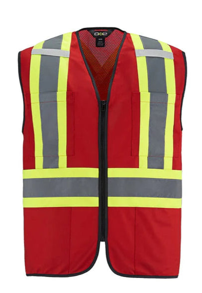 Scout - Adult Tricot Hi-Vis Zipper Front Vest