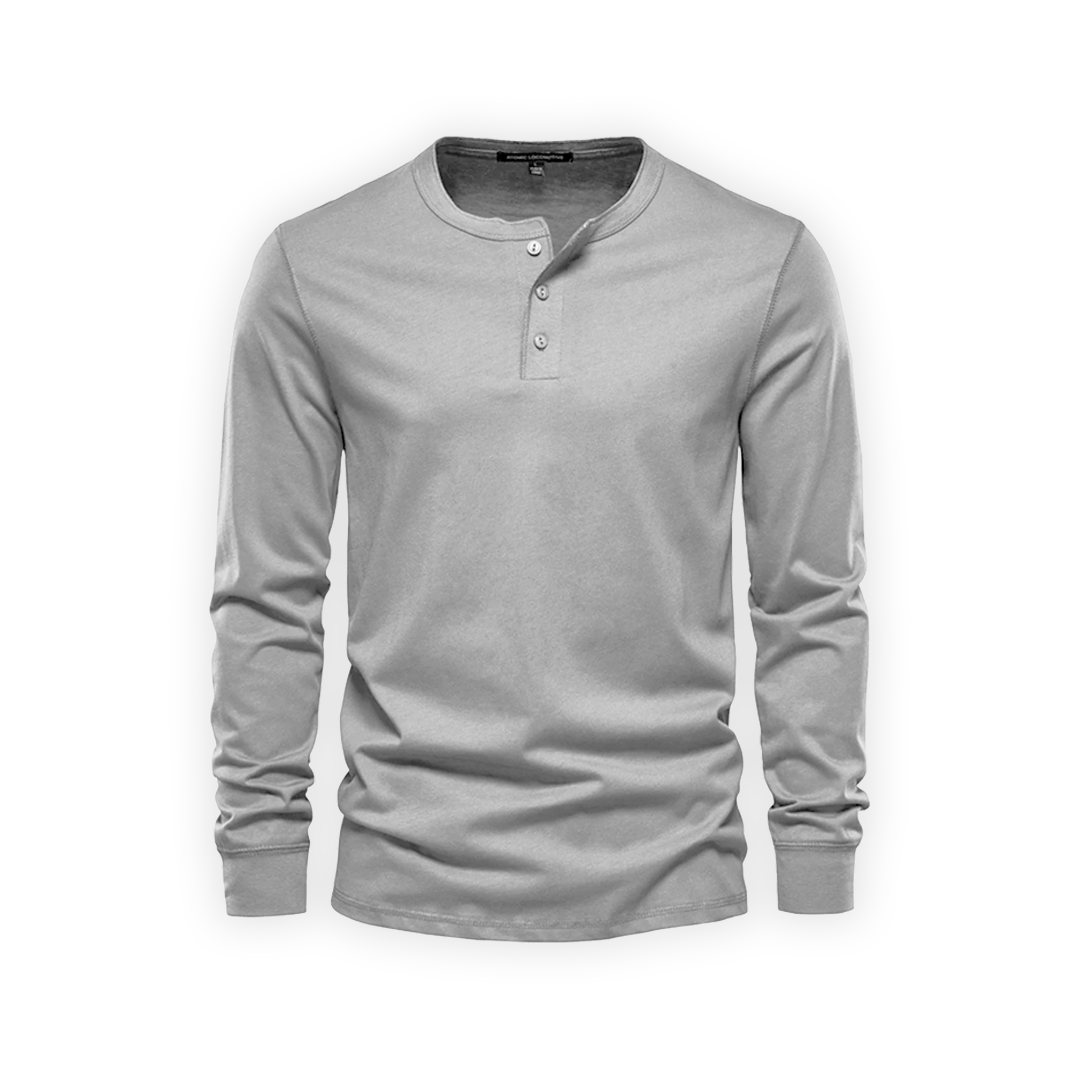 TJ'S LONG SLEEVE BUTTON TOP